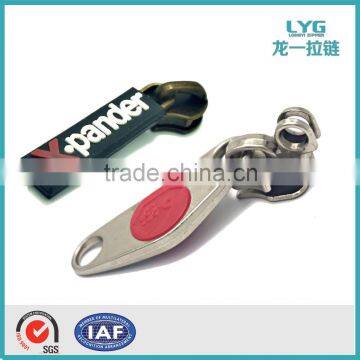 Hign quality silver metal zipper/Custom zipper puller/Zipper slider Garment Accessorie