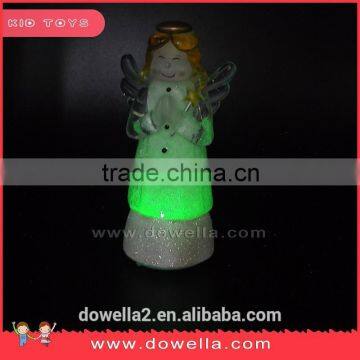 Christmas decorations, Led prayer angel christmas decoration with flashing light,promotion gift, cake decoration