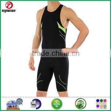 Men's sleeveless triathlon suit race cut high quality swimsuit Men's Speedsuit