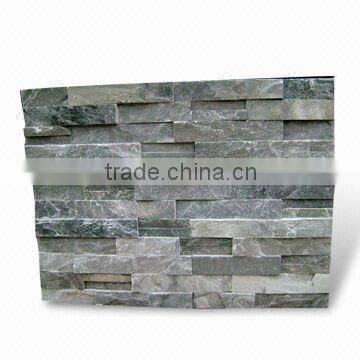 green quartzite wall stone