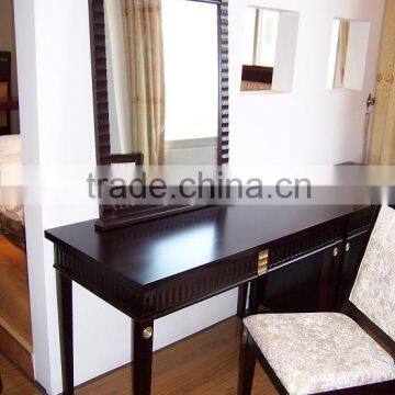 wooden dressing table with mirror for hotel