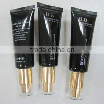 Quality aluminium airless pump tube for cosmetic packaging , BB&CC cream usage