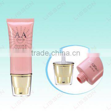 D30 25ml-70ml High-end Oval BB Cream Tube with Pump Head and Transparent Cap