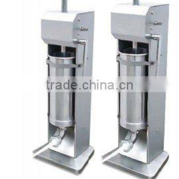 Vertical s.steel manual Sausage Filler with quick release function for sausage making and butcher