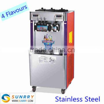 Hot sale ice cream maker machine for soft ice cream making