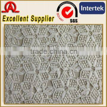 2013 new style poly water soluble beaded embroidery bridal laces fabrics