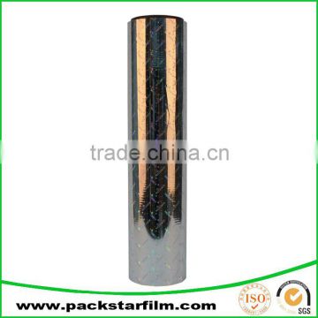 metallized holographic pvc heat shrink film