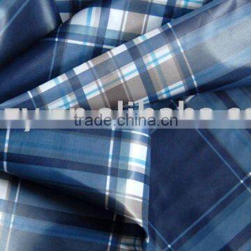 Satin Fabric in plaid