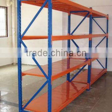 Promotion! Medium Duty Loading Long Span Rack With Steel Panel/racking system