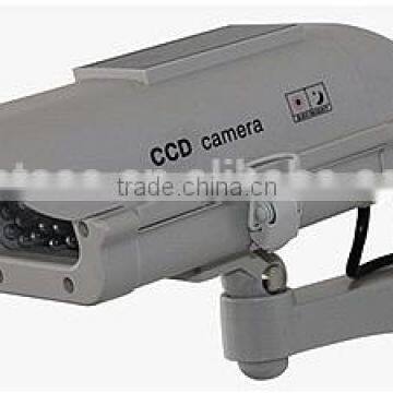 Outdoor Imitation camera/Fake camera Solar Dummy IR with LED flash light WaterProof Bullet CCTV Dummy camera (Dummy-2300)