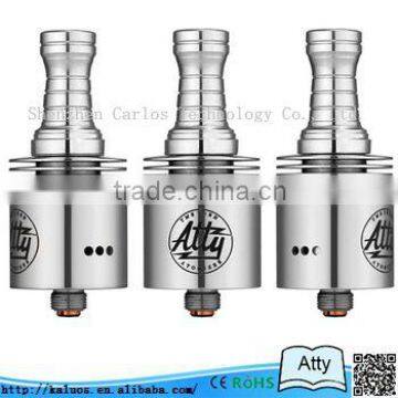 hot selling newest stainless steel RDA atty atomizer/atomic rda clone Atty atomizer