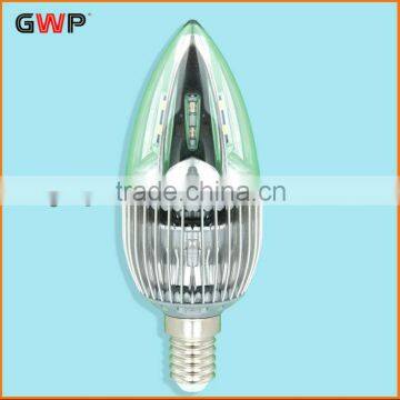 2014 dazzling E14 AC120-240V led candle bulb led bulb light