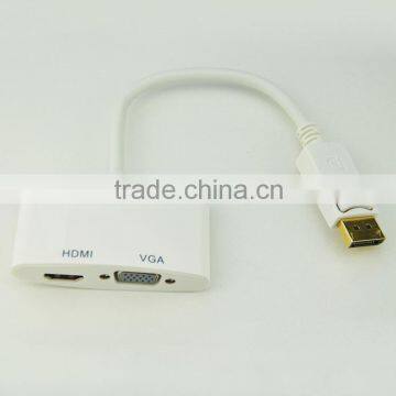 Client Custom Gold Plated dp to Hdmi Vga Converter for Camera photo-5