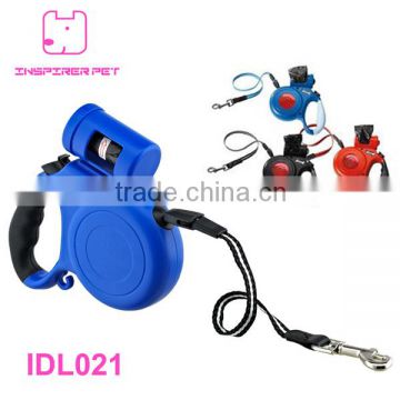 Dog Retractable Leash With Waster Bags