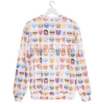 hot sweatshirts 3d print fullprint emoji crewneck sweatshirt hoodies spring autumn unisex custom oversized pullover