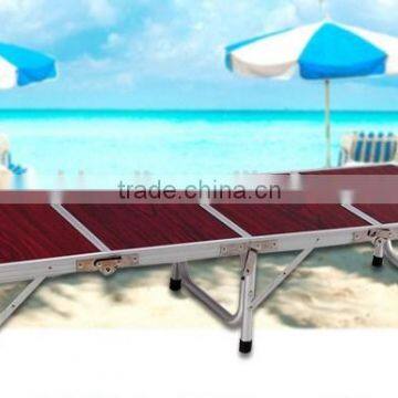 Small camping portable aluminum folding snack table