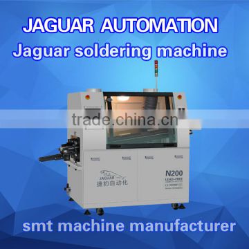 lead free enery saving mini automatic dipping wave solder machine