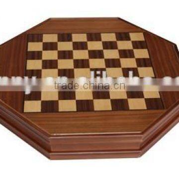 Octagon Wooden Hand Made Chess Set photo-2