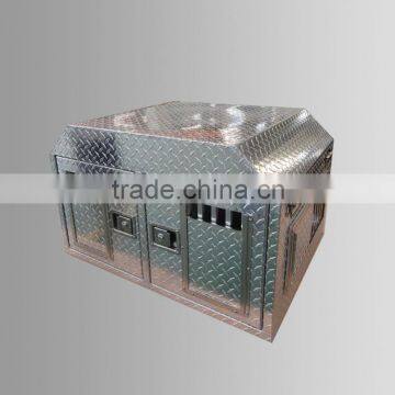 Dual Compartment Aluminum Dog Box Dog transportation box