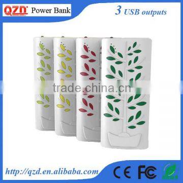 Fast charging high capacity power bank 10000mah with led light