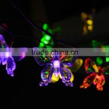 butterfly Decorative solar led light string