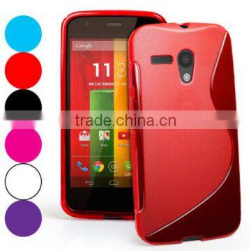 S Line wave gel Mobile Phone Case Cover For Motorola G