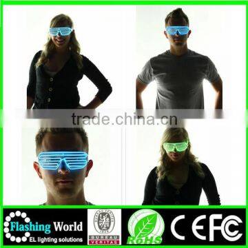 hot selling High brightness el wire led glasses