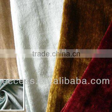 plain velvet furniture fabric / fashionable upholstery velvet fabric