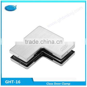 Mirror cover glass door clamp flexible glass door patch fitting for frameless glass door