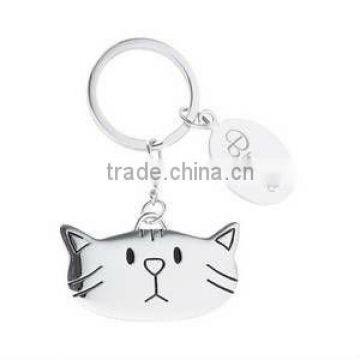 Personalized Metal Cat Keychain, Key ring