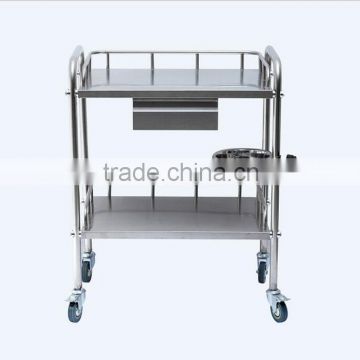 Medical vehicle medical instrument car medical trolley double treatment vehicle