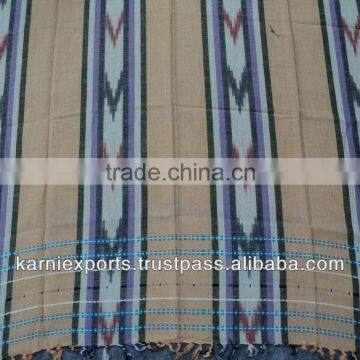 Pareos & wrap cotton handloom Yarn Dyed fabrics /self Designs 100x180 cms. fringage Cheap pareo Pareos handloom Indian handmade