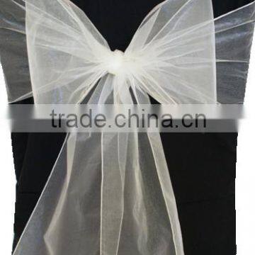 White Organza Sash