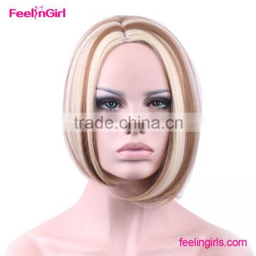 cheap brown straight short wig for everyone