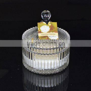 hot design Luxury scented crystal jar candles