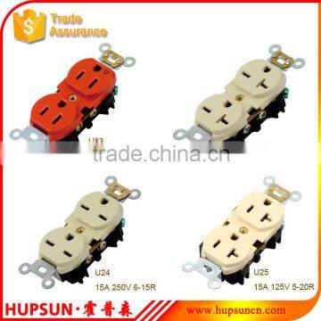 New Shop 15A 125V White American Style Universal Electrical Wall Outlet photo-4