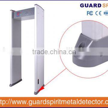 2016 New arriving multi zone door frame metal detector price