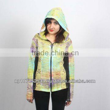 cotton jerseycotton jersey patch hacotton jersey razor cut hoodie in tie dye verson price 750rs $7.89