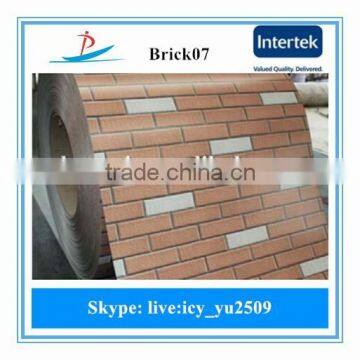 BRICK07/brick grain prepainted steel/design ppgi for decorating the garden made in China