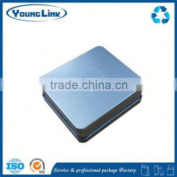 rectangle tea tin container