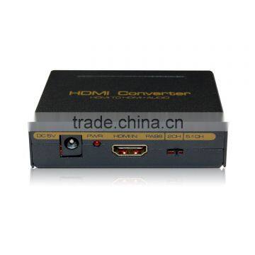High Quality HDMI and Optical SPDIF+RCA L/R Audio Extractor HDMI Audio Splitter Adapter photo-3
