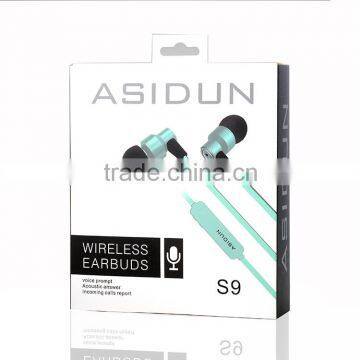 High Quality Bluetooth V4.1 Metal Bluetooth Earbuds With Mic for Girls photo-6