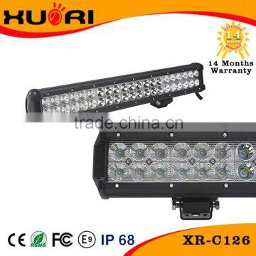 Dual Row C ree Chip 126w Led Working Light Bar With Bottom Bracket