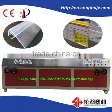 PVC Price Tags Extrusion Line / PVC Price Holder Profile Extrusion Line