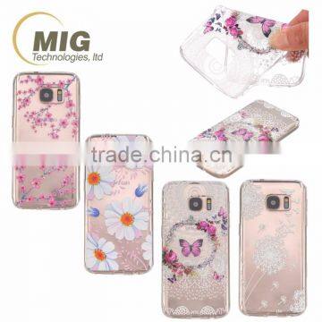 soft colorful drawing flower TPU case for iPhone 6s Cell phone case for apple iphone 6