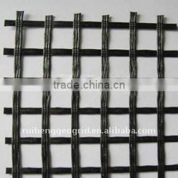 80/80KN/m,13% Elongation PVC Coating Polyester Geogrid