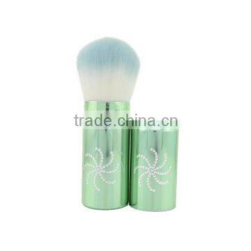 Good Quality Makeup Retractable Powder/Blush Brush with Import Synthetic Hair