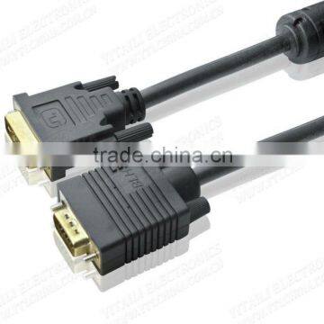 VGA to DVI Cable with Ferrite cords