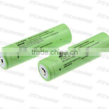 High capacity 18650 battery Caronite United PALIGHT 2300mAh 3.7V Li-ion Rechargeable battery (2PCS)