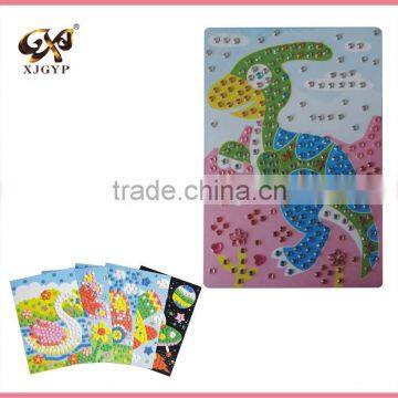 mosaic tile stickers/mosaic sticker sheet/foam mosaic sticker